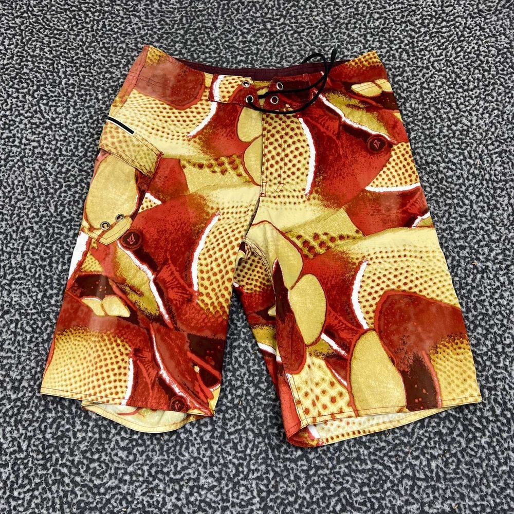 Volcom Board Shorts Men 32 Swim Trunks Drawstring‎ Pocket Outdoor